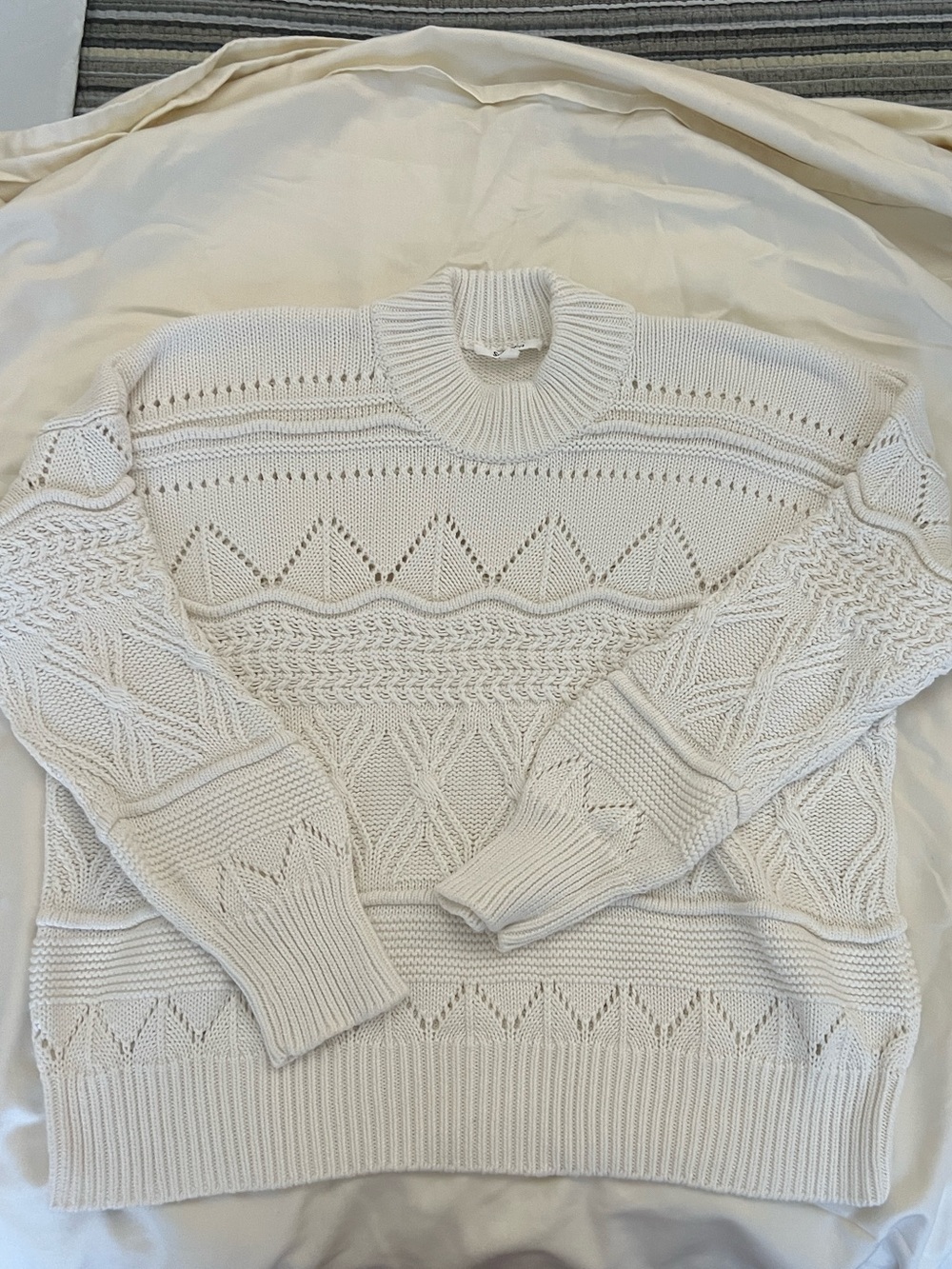 Splendid Chunky Silk Knit Sweater